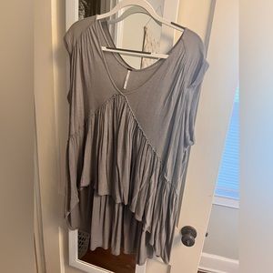 Free people v-neck flowy top